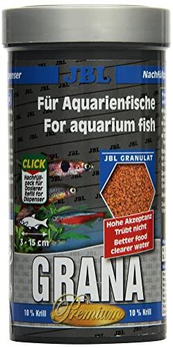 JBL Grana 40512 Premium Alleinfutter für kleine Aquarienfische Granulat 250 ml