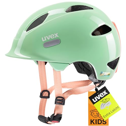 uvex OYO   Leichter für   individuelleößenanpassung   erweiterbar LED Licht   Mint Peach   45 50 cm
