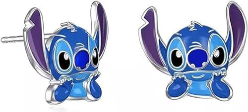  für Mädchen Mädchen Cartoon für Anime Earrings for Girls Kinderohrringe Mädchen Party Geschenke für Mädchen Frauen Blau B