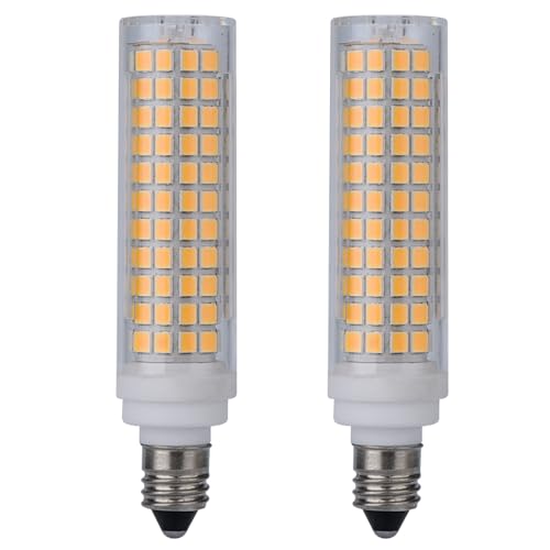 yongjia E11 LED-Licht dimmbar 220V 10W 1000 Lumen E11-Glühbirnen T3 T4 Mini-Kerzenhalter Sockel 2 Stück Color 3000K