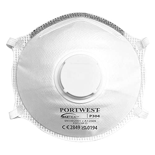 Portwest FFP3 Light Cup Respirator 10 - Color White