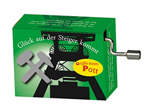 Fridolin Spieluhr Music Box Steigerlied grün