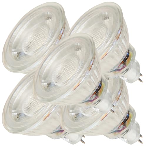 Lampen-Platz 5 Stück MR16 LED Strahler GU5.3 12V 3W Warmweiß 3000K 250lm LED Spot Lampe mit 36 Abstrahlwinkel Ideal für Einbauleuchten Deckenstrahler Spots