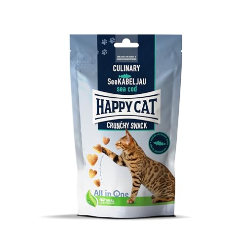 Happy Cat Culinary Crunchy Snack See-Kabeljau 10 x 70 g