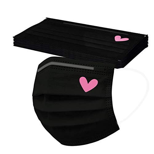Lulupi 10 Stück Damen Einweg Mundschutz Multifunktionstuch mit Blumen Motiv Bunt Mund-Nasenschutz Elegant Einmal Mundschutz Halstuch Bandana Schals