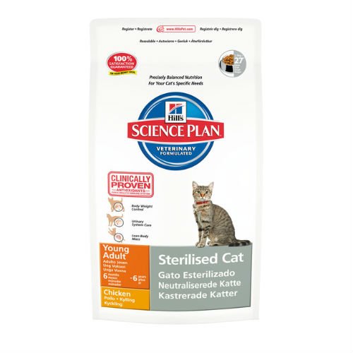 Hill s Science Plan Feline Young Adult sterilisiert Chicken 1 5 kg