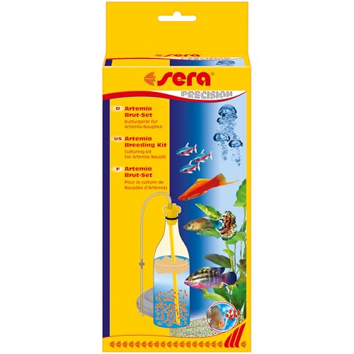 sera Artemia Brut-Set komplettes Artemia Zucht-Set für einfache Nauplien-Aufzucht ideales Lebendfutter für Zierfische inkl. Artemia-Mix Zubehör