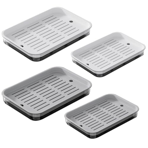 ZYNCUE Katzentoilette für Kleintiere ABS-Kunststoff Meerschweinchen-Toilette mit erhöhtem Gitter abnehmbares Design glatte Ecken Schwarz Weiß