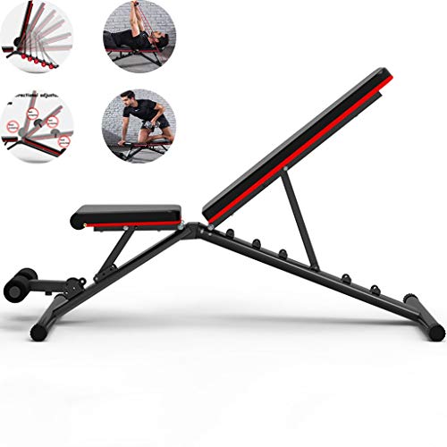 Rockvale Klappbare Hantelbank - Multifunktion Fitnessbank Für Zuhause Bis 300kg Belastbar
