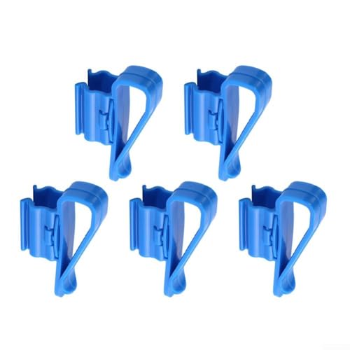 Sicherer Griff für Aquarium-Schlauchhalter passend für 8 16 mm Wasserrohre langlebiger ABS-Kunststoff blau