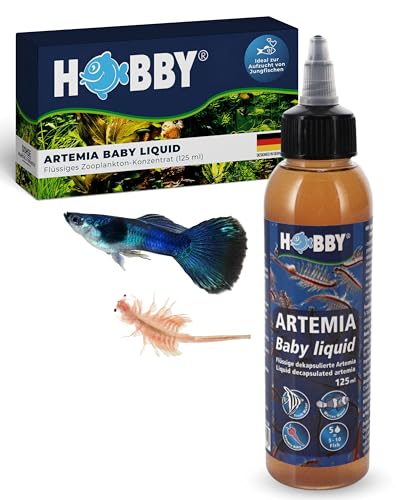  Baby Liquid I 125 I flüssiges Zooplankton Konzentrat ideal Aufzucht Jungfischen I Nahrungsquelle für Aquarienfische I für Süß  Meerwasseraquarien
