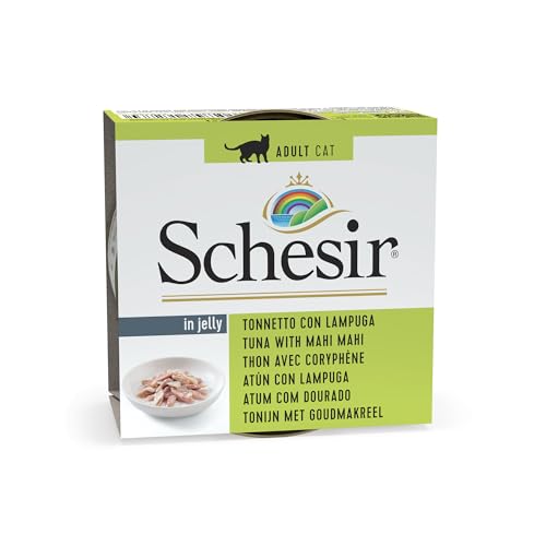 Schesir Katze aus Gelee 85 g Thunfisch und Lampuga