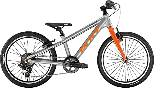 Puky LS-Pro 20-7 Alu Kinder Fahrrad silberfarben orange