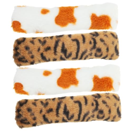 GRIRIW 4Stücke Katzenminze Lustige Kätzchen Kauspielzeuge Mit Tierischem Design Für Wohnungskatzen Fördert Und Beschäftigung