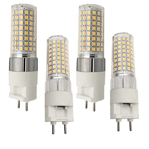 QLEE G12 LED-Leuchtmittel 16 W Keramik Maislicht LED G12-Sockel T6 4000 K natürliches Weiß entspricht 200 W Halogenlampe 2-polig Deckenleuchte Downlight Bürogebäude 4 Stück