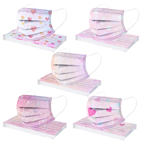 50 Stück Kinder 3-lagig Mundschutz Nasenschutz 3D Cartoon Motiv Maske Einweg Bunt MNS Mund Nasen Bedeckung Tücher Staubdicht Atmungsaktiv Schals für Jungen Mädchen M04 50 Stück 1er Pack