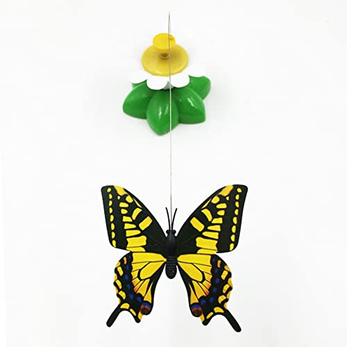 Zerodis 360 -Grad -Schmetterling Katzen Spielzeug Spielzeug Rotierender Schmetterlingsspielzeug für Katzengewichtsverlust