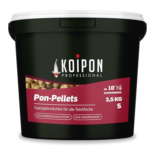 KOIPON Pon 3mm 3 5kg für Teichfische Ganzjahresfutter schwimmend als und geeignet