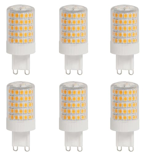 Aiwerttes 12W G9 LED Leuchtmittel Warmweiß Nicht Dimmbar Energiesparlampe entspricht 100W Halogenlampen Flimmerfrei 6er Pack