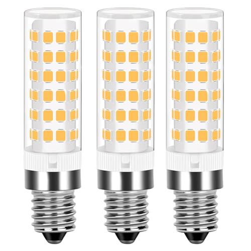 TIAFELNGLY E14 LED Maiskolben Lampen 7W Leuchtmittel Warmweiss Mais Glühbirnen Ersatz für 50W 60W 70W Halogenlampe AC 220-240V 3er Pack