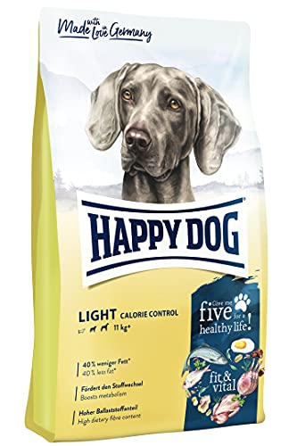 Happy Dog 60771 - Supreme fit vital Light Calorie Control - Hunde-Trockenfutter mit geringem Fettgehalt - 12 kg Inhalt