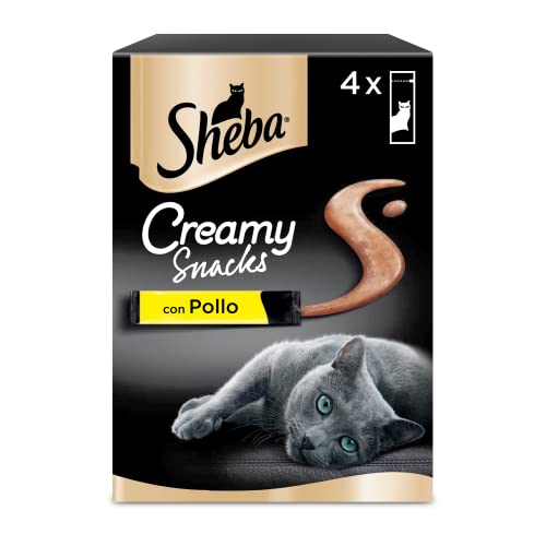 Sheba Creamy Snacks Huhn cremige Katzensnacks 11 Packungen mit je 4 Snacks insgesamt 44 Snacks