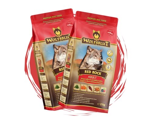 Wolfsblut Hund Adult Trockenfutter Multi Bundle Mix Paket Sparpaket 2 x 2 kg Verschiedene Sorten 2 x 2 KG Red Rock