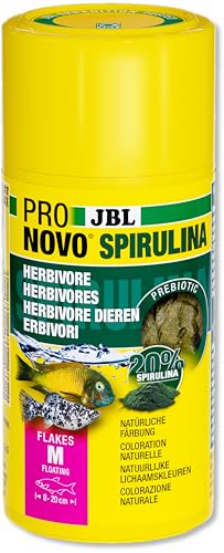 JBL PRONOVO SPIRULINA Grünfutter für Aquarienfische von 8 20 cm Größe M 1000