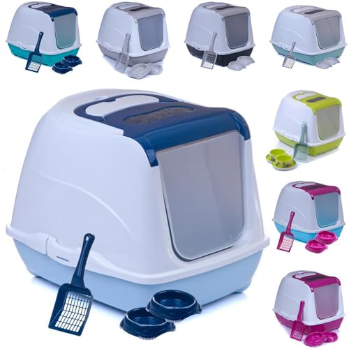 Sondermodell Flipcat 50 blau Design 1 extra 2 Näpfe