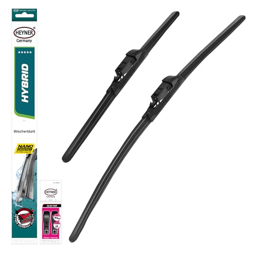 HEYNER Scheibenwischer Set passend für Mercedes-Benz E-KLASSE 04.2006-12.2008 HYBRID Flachbalkenwischer Frontscheibenwischer