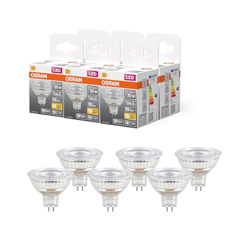 OSRAM Star Reflektor 2700 Kß 3 4 W GU5.3 36 345 lm Niedervolt klar für Spotbeleuchtung Vitrinen 15.000h