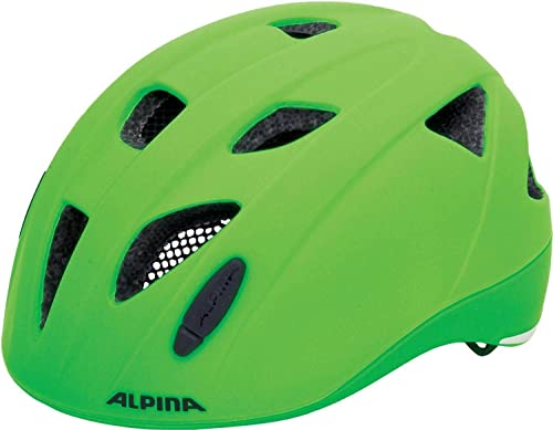 Alpina XIMO L.E.   Leichter Sicherer Bruchfester Optionalen LED Licht Für Green matt 47 51 cm
