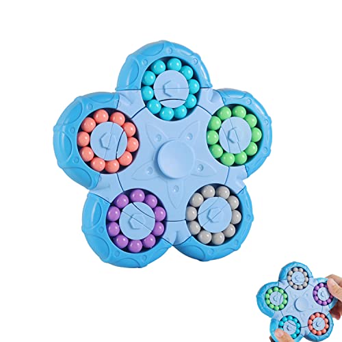 Magic Bean Rotating Cube Hand Puzzle Toy Relief Sensory Toy Sorting Brain Training Iq Games Cube Spinning Finger Toy Geschenk fÃ¼r ab 3 Jahren zu Weihnachten