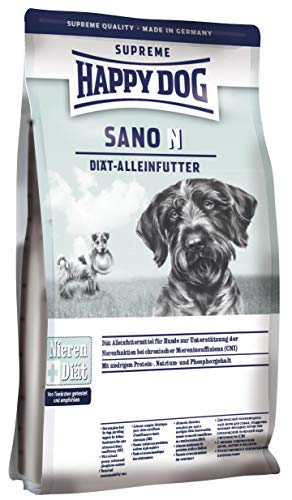 Happy Dog 03380 Nahrungsergänzung - Sano N - Diät-Alleinfutter für ausgewachsene Hunde mit Nierenerkrankung - 7 5 kg Inhalt