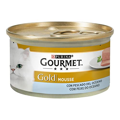 Purina Gourmet Gold scatoletta mousse con pesce dell oceano gr.85 - Die Verpackung kann variieren