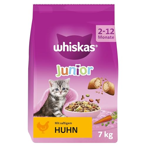  Junior Huhn 7kg 1 Packung   Katzentrockenfutter für heranwachsende   Extra kleine Kibbles für Kätzchen 2 12 Monate   unterschiedliche Produktverpackungen erhältlich