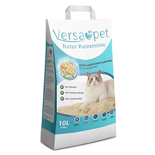 Versapet TOFU Katzenstreu Naturstreu klumpend Bio Klumpstreu 4 6 kg