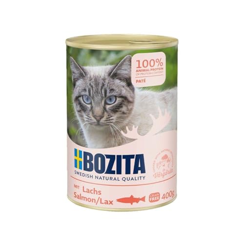 Bozita Cat Lachs 6X 400g Katzenfutter