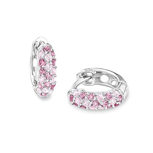  Creolen für Mädchen Rhodiniert Rosa Einheitsgröße 2016523