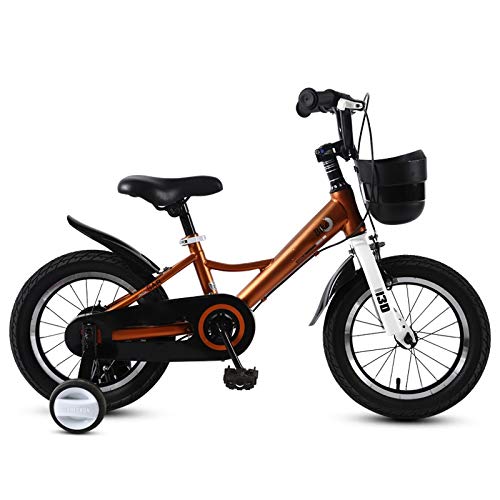 Axdwfd Kinderfahrräder Kinderfahrräder Kinderfahrrad Jungen und Mädchen Radfahren Trainingsräder für 12 14 16 Zoll geeignet für 2 9 Jahre alt schwarz blau rot braun