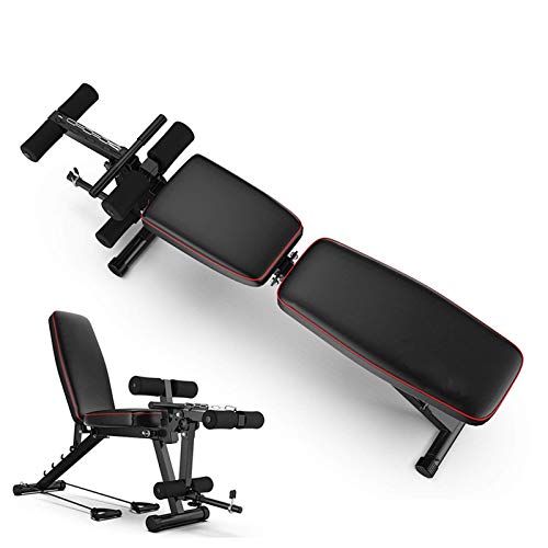 FZYE Einstellbare Ganzkörpertraining Faltbare Neigungs Klapp Gewichten und Stangenset für Heim Fitness Übungen Perfekte Mehrzweck Neigung Neigung
