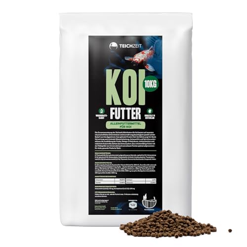 Teichzeit Koi Futter I hochwertige Zusätze wie Krill Astaxanthin und Spirulina I exakt auf den Bedarf von Koi abgestimmt I Made in Germany I 0 5 kg
