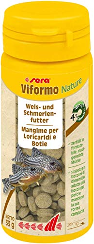 sera Viformo Nature 50 ml 33 g - Tablettenfutter für Welse mit 4 % Gammarus und vitaminreichen Seealgen Futtertabletten Aquarium