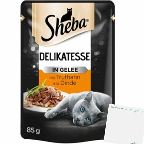 usy Bundle für Sheba Delikatesse in Gelee mit Truthahn 85g Beutel usy Block