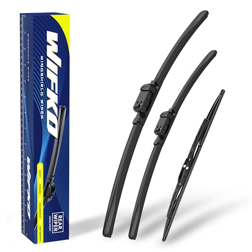 Wifko Kompatibel für Opel Vauxhall Mokka Mokka X 2012 2019 Wischerblätter Vorne Hinten Frontscheibenwischer und heckscheibenwischer Auto Zubehör
