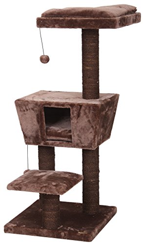 Europet Bernina 431422441 Katzenmöbel New Jersey 48x 48x 114 Dunkelbraun