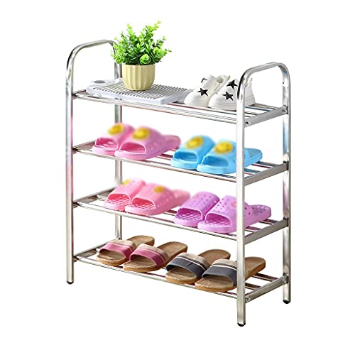 FURUIWUFENG schuhregal Schuhgestell Edelstahl Schuhregalschuh Lagergestell verwendet im Schlafzimmer Wohnzimmer Korridor Schuh Lagerregal Küche Besteck Lagergestell schuhschrank