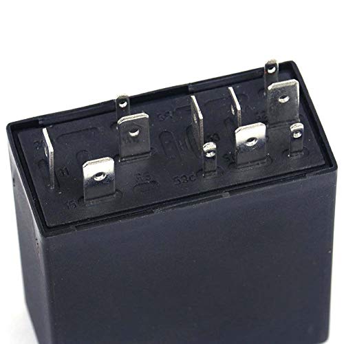 Intermittierendes Motorsteuerrelais Kunststoff und Metall schwarz 377 intermittierender Wischermotor Steuerrelais für B5 MK4 für Bora 4B0 955 531A