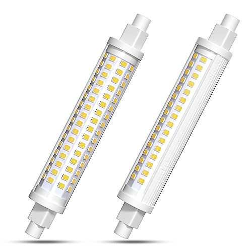 Luxvista 15W R7S 118mm LED-Glühbirne Äquivalent zu 150W R7S Halogenlampe Naturweiß 4000K superhell 300 Abstrahlwinkel nicht dimmbare Doppelseitige lineare Glühbirne 2 Stück