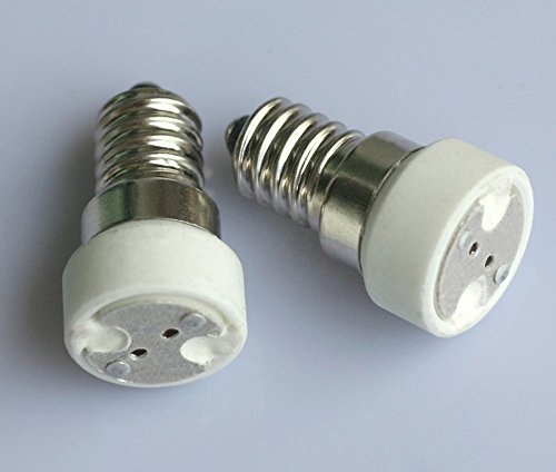 2x Sockel Adapter E14 auf G4 MR16 GU5.3 für LED o. Halogen Leucht Lampe 230V